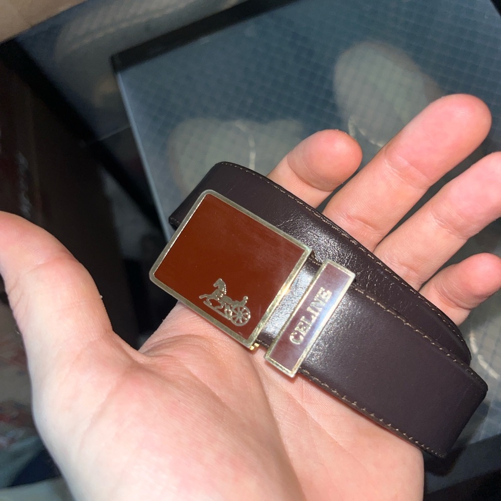 Celine Horse Carriage Buckle Belt 44 - Picture 2 of 4